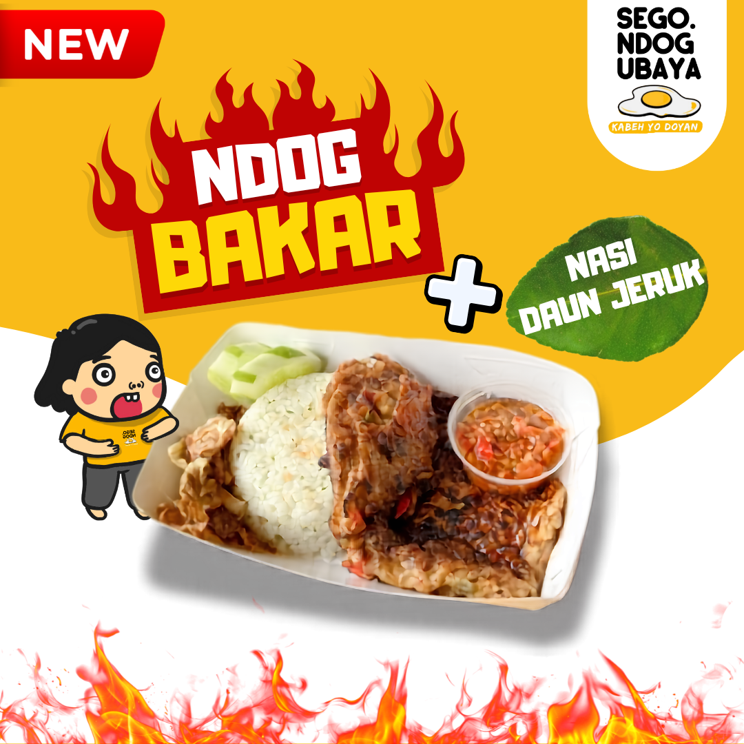 BARU! Sego Ndog Bakar + Nasi Daun Jeruk