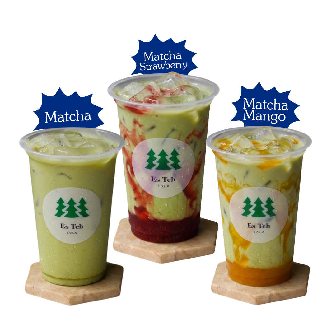 PAKET RAMEAN MATCHA REGULER (Matcha Latte, Matcha Strawberry, Matcha mango)
