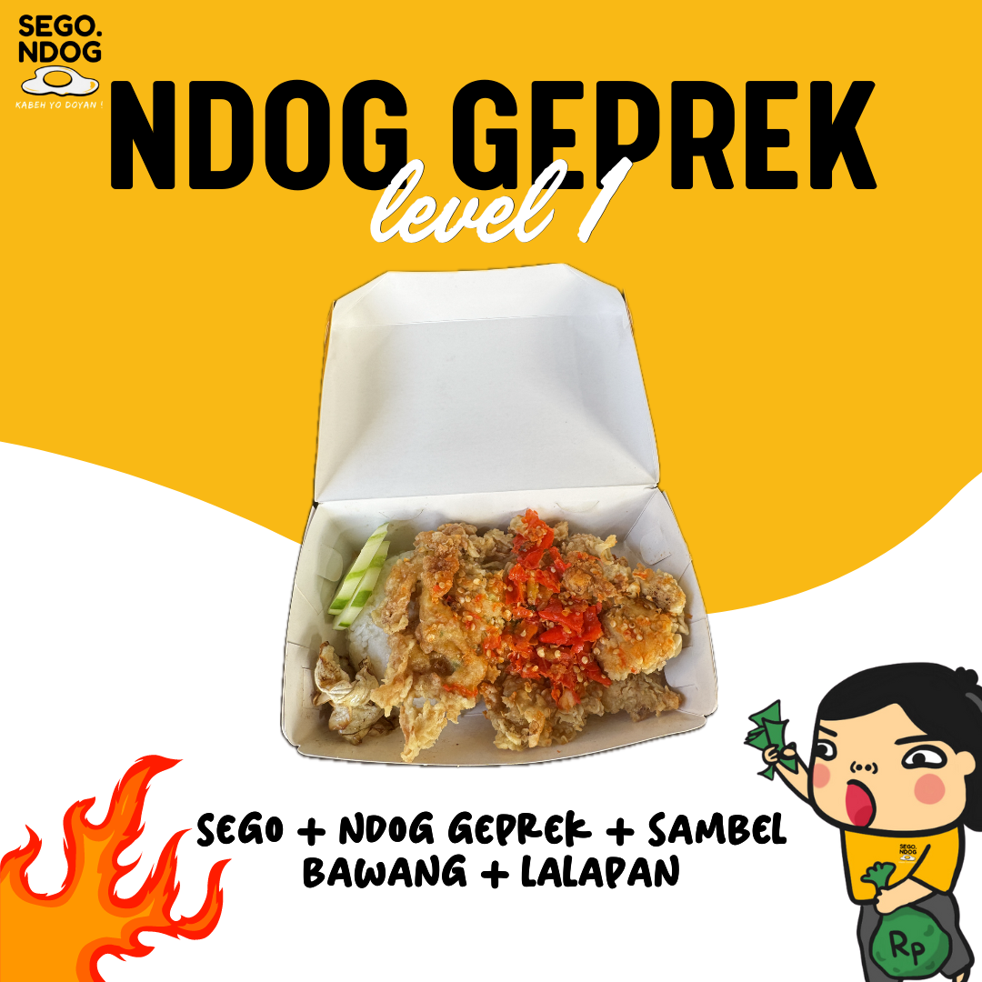 Sego Ndog Geprek Level 1