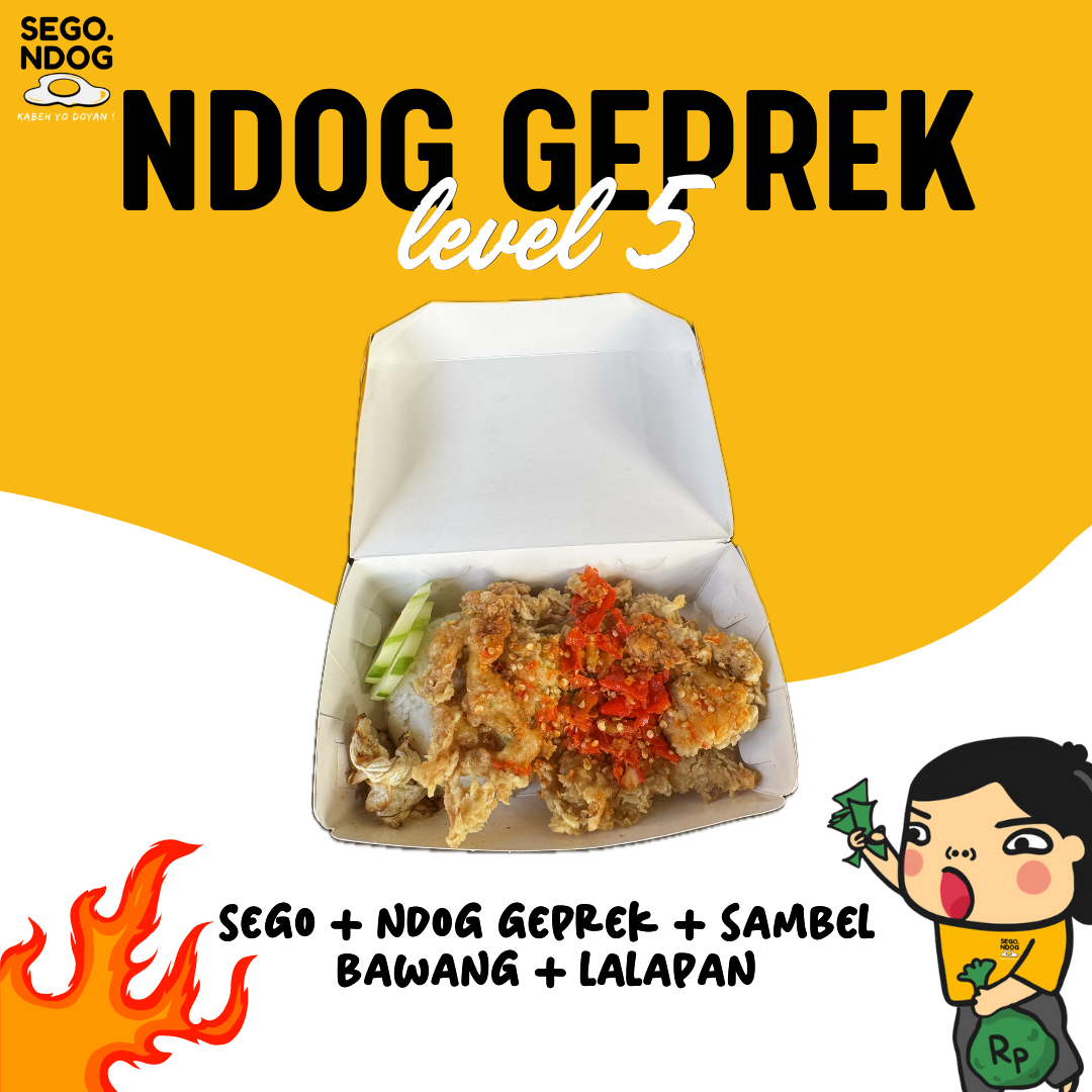 Sego Ndog Geprek Level 5