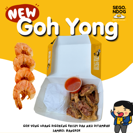 Baru!! Goh Yong Udang Krispi + Nasi