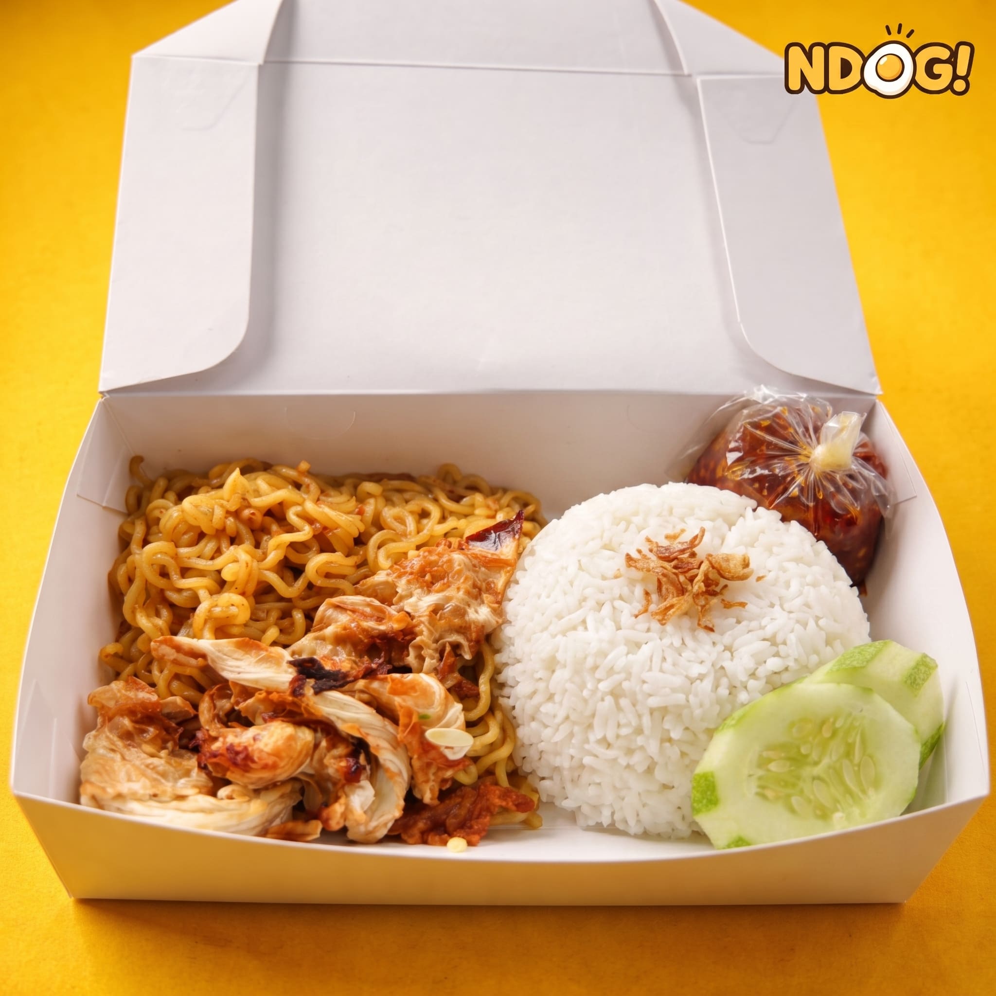 Indomie Triple + Nasi