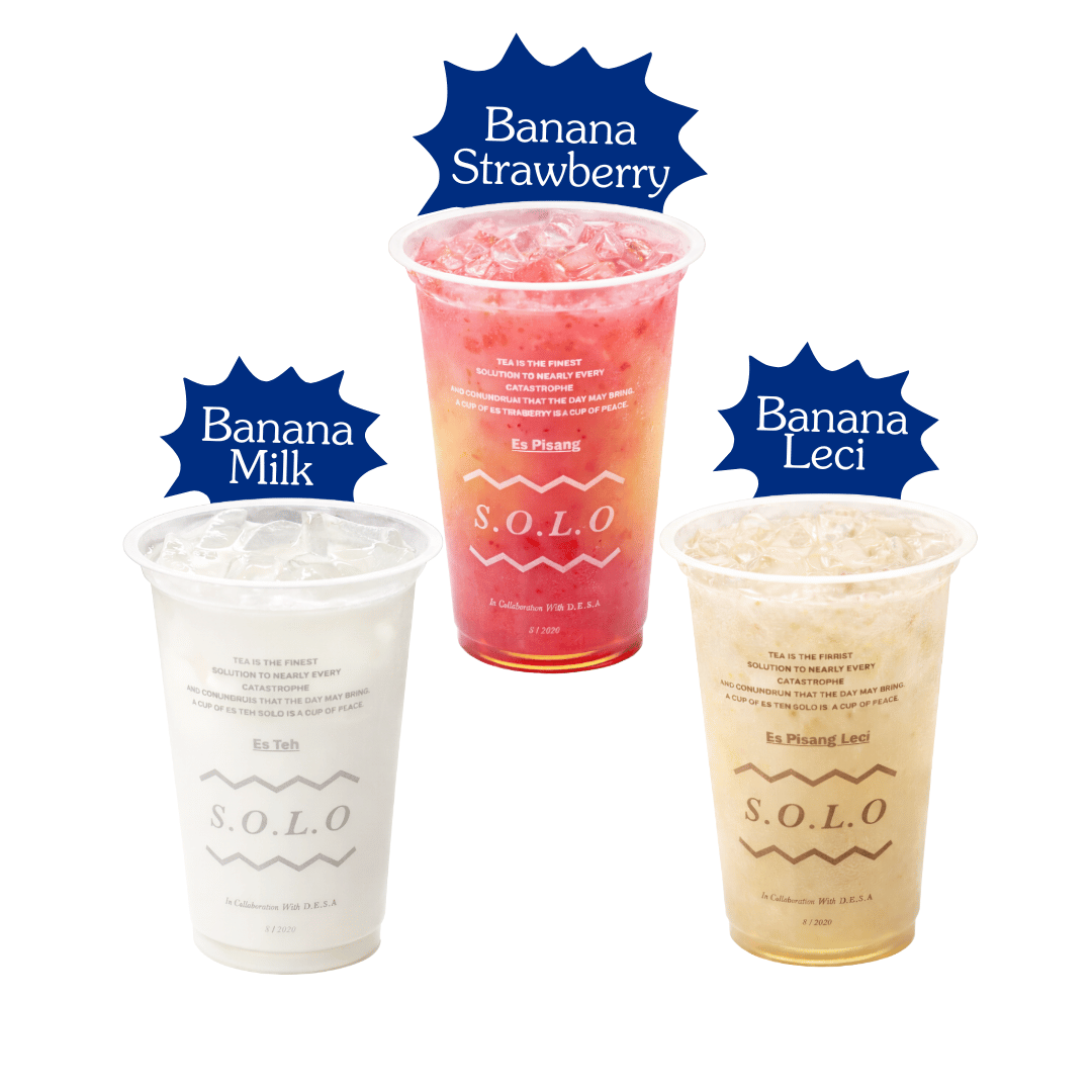 PAKET RAMEAN BANANA REGULER (Banana Leci, Banana Strawberry, Banana Milk)