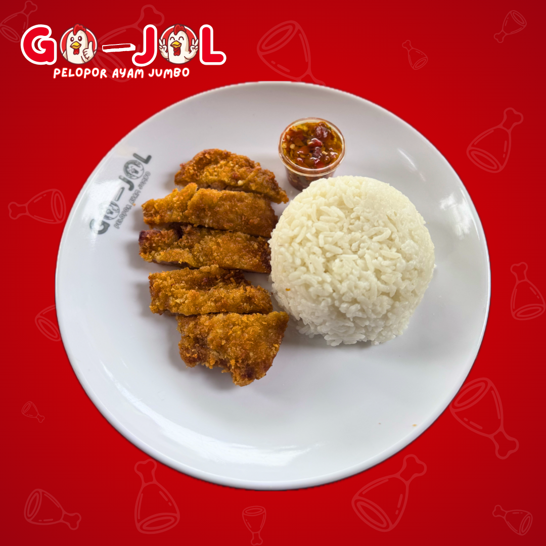 Nasi Ayam Katsu Sambal Bawang